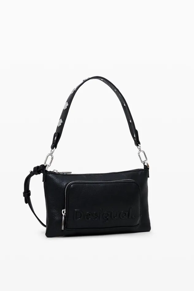 Wallets Women Desigual Twopocket Zip Wallet Black