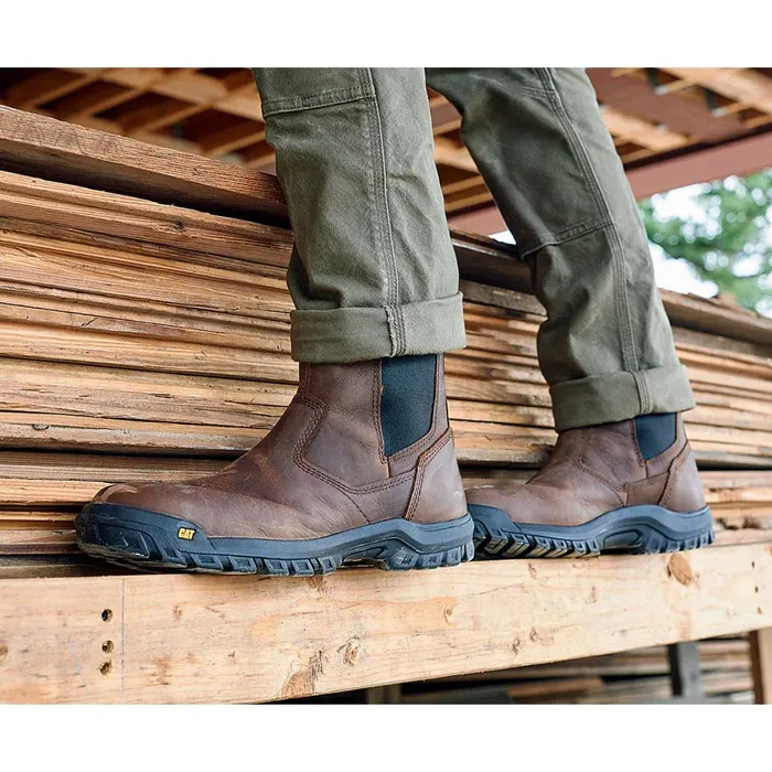 Wheelbase Work Boot Clay Men Cat Footwear Boots