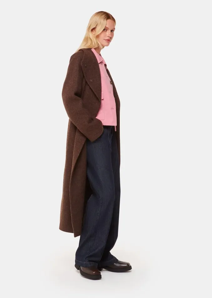 Whistles Coats and Jackets Dusty Pink Marie Casual Jacket 8211 Women