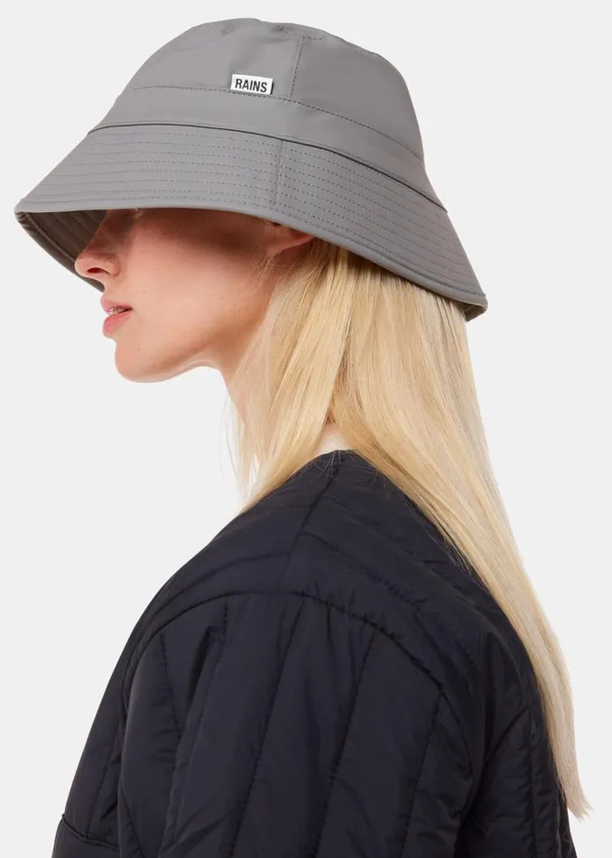 Whistles Hats Gloves and Scarves Grey Rains Bucket Hat 8211 Women