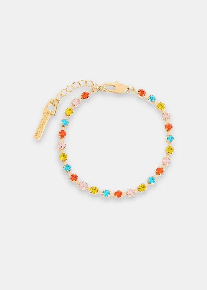 Whistles Jewelry Multicolour Gem Tennis Bracelet 8211 Women