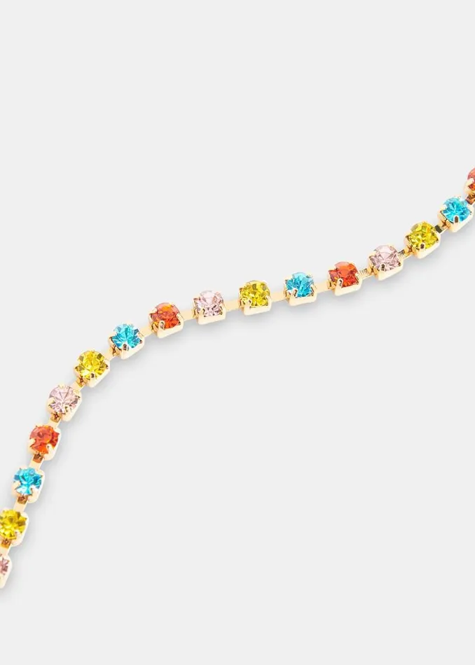 Whistles Jewelry Multicolour Gem Tennis Bracelet 8211 Women