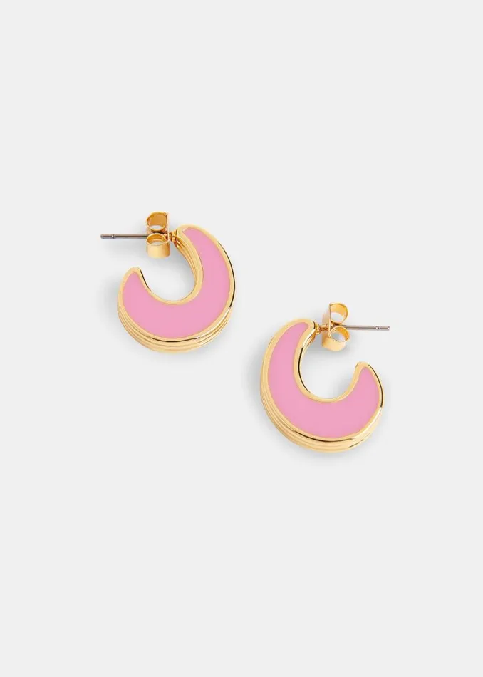 Whistles Jewelry Pink Double Enamel Earring 8211 Women