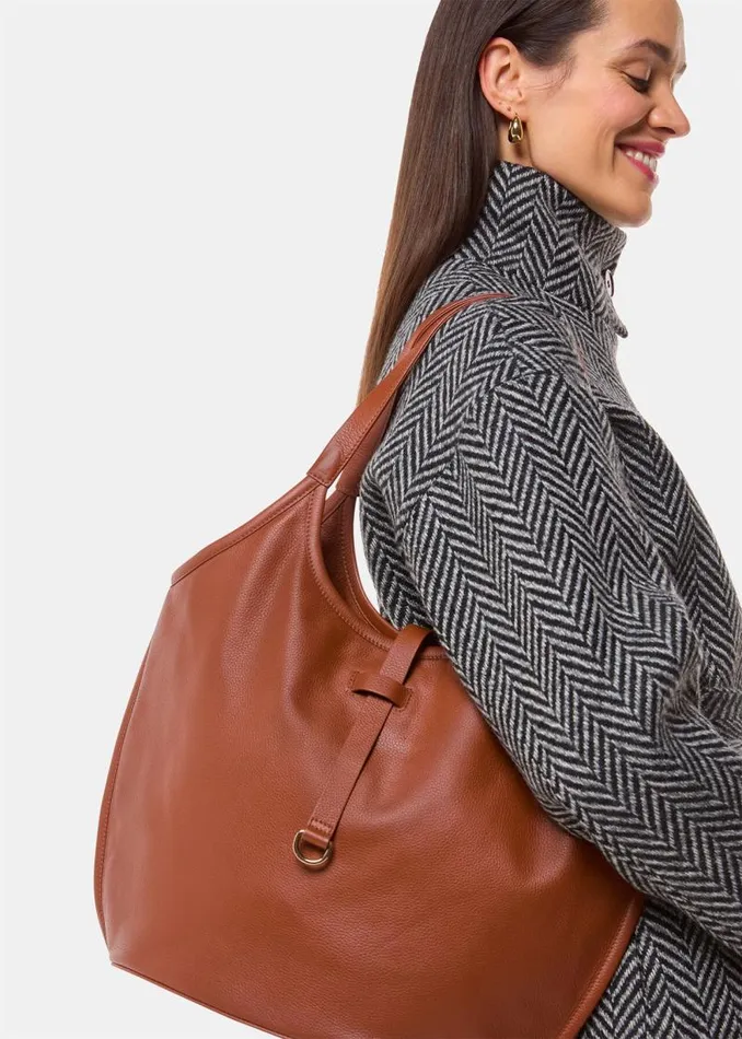 Whistles Leather Brown Leonora Tote Bag 8211 Women