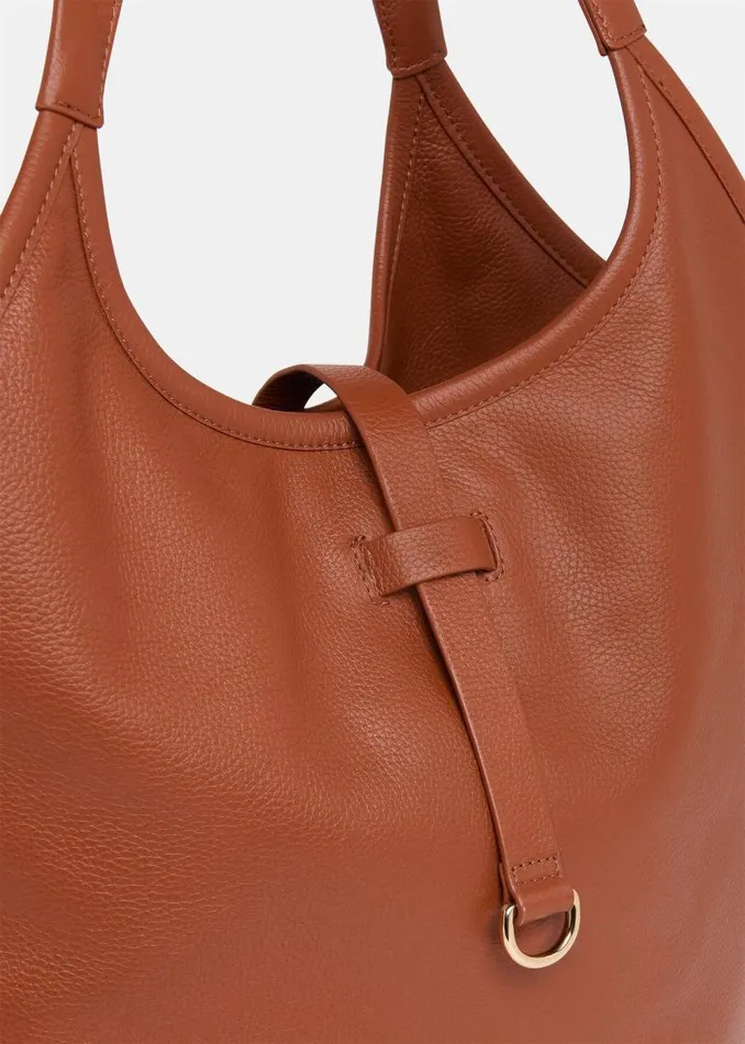 Whistles Leather Brown Leonora Tote Bag 8211 Women
