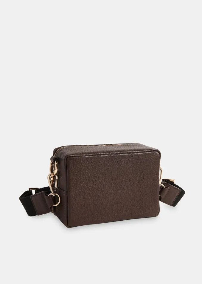Whistles Leather Chocolate Bibi Crossbody Bag 8211 Women