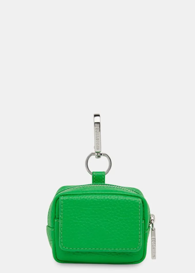 Whistles Leather Green Bibi Keyring 8211 Women