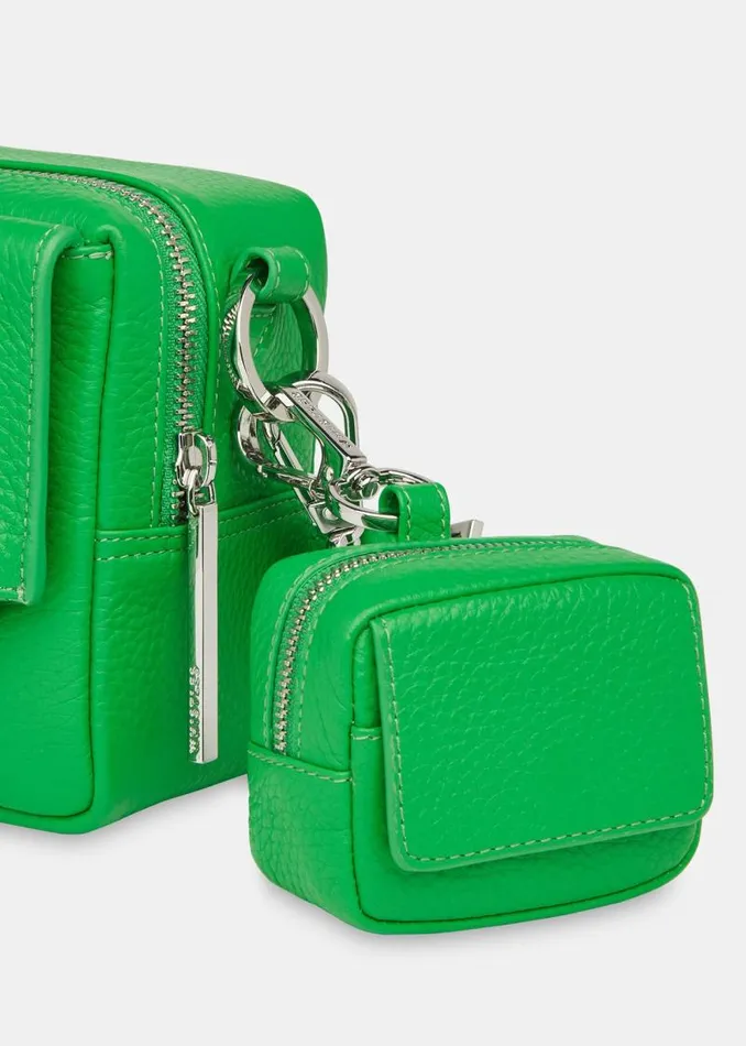 Whistles Leather Green Bibi Keyring 8211 Women