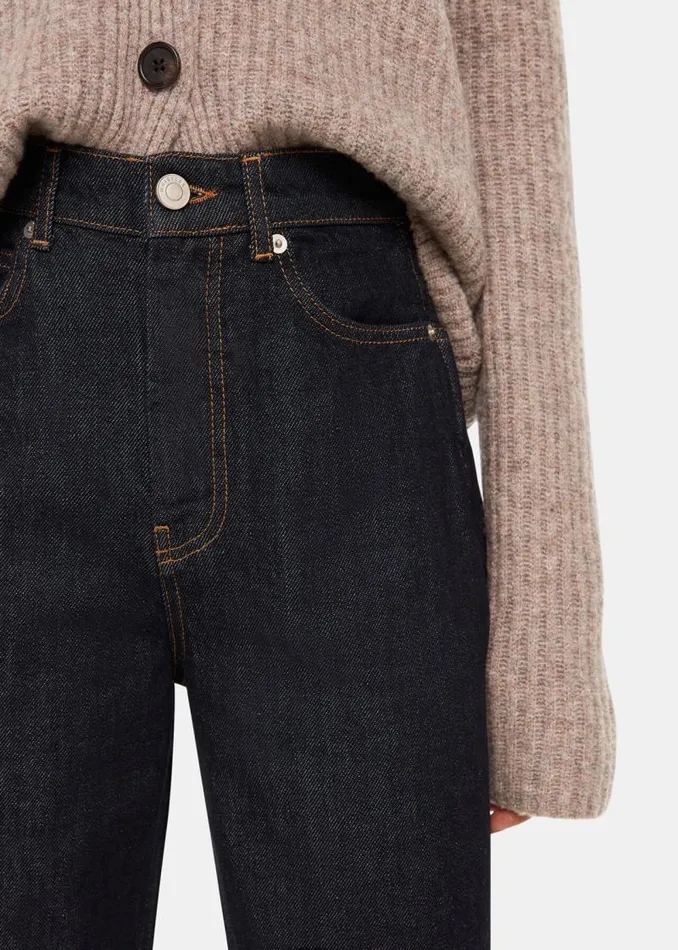 Whistles Pants Dark Denim Authentic Barrel Leg Jean 8211 Women