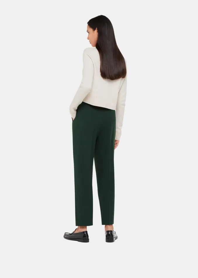 Whistles Pants Dark Green Lila Ponte Pants 8211 Women