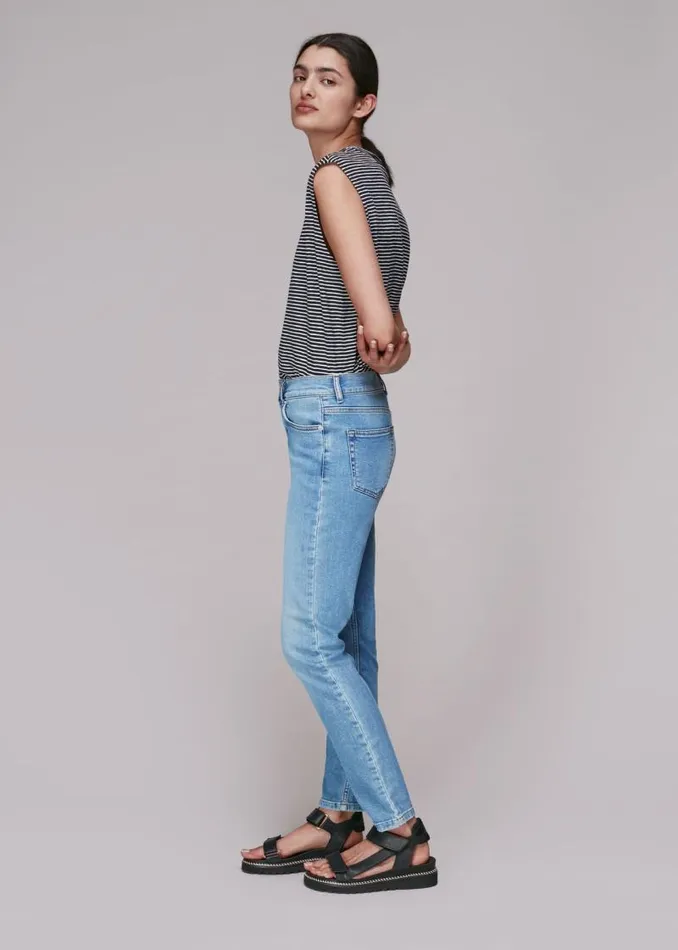 Whistles Pants Light Wash Stretch Sculpt Skinny Jean 8211 Women