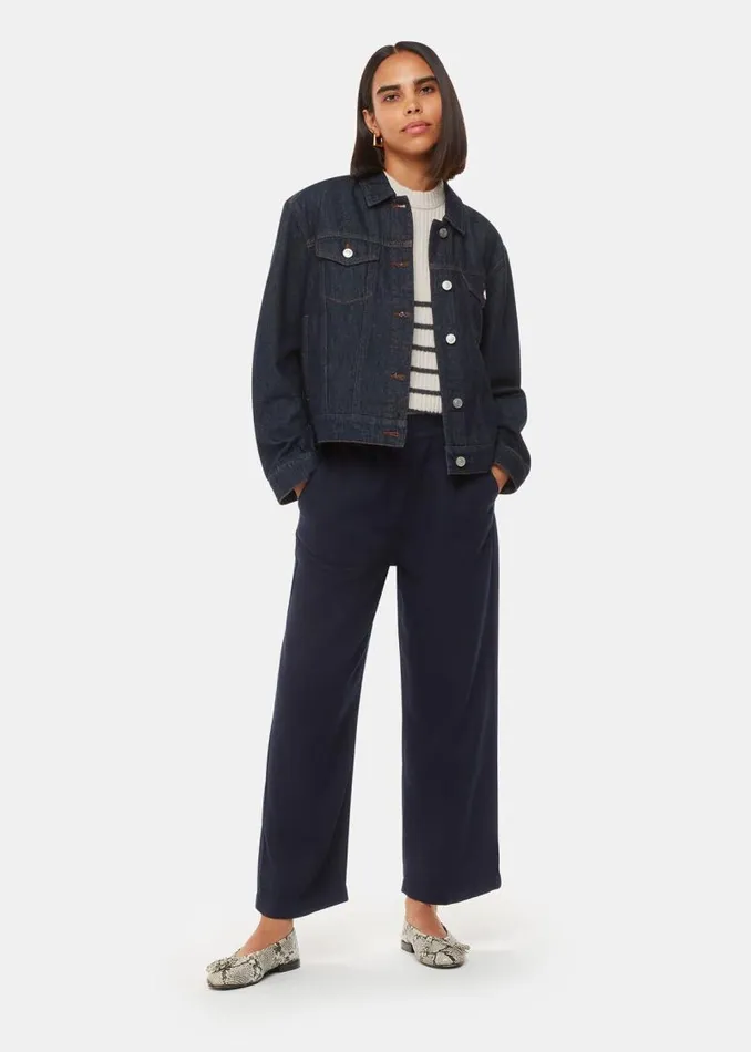 Whistles Pants Navy Georgia Casual Pants 8211 Women