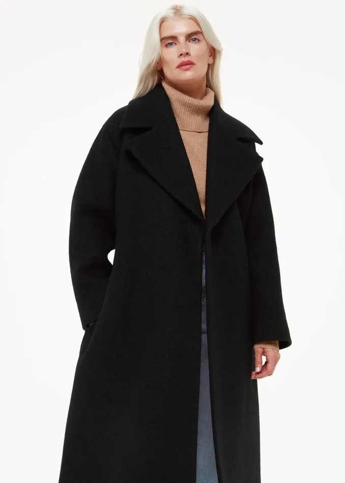 Whistles Petite Coats and Jackets Black Petite Lorna Wrap Wool Coat 8211 Women Whistles Petite Coats and Jackets Black Petite Lorna Wrap Wool Coat 8211 Women