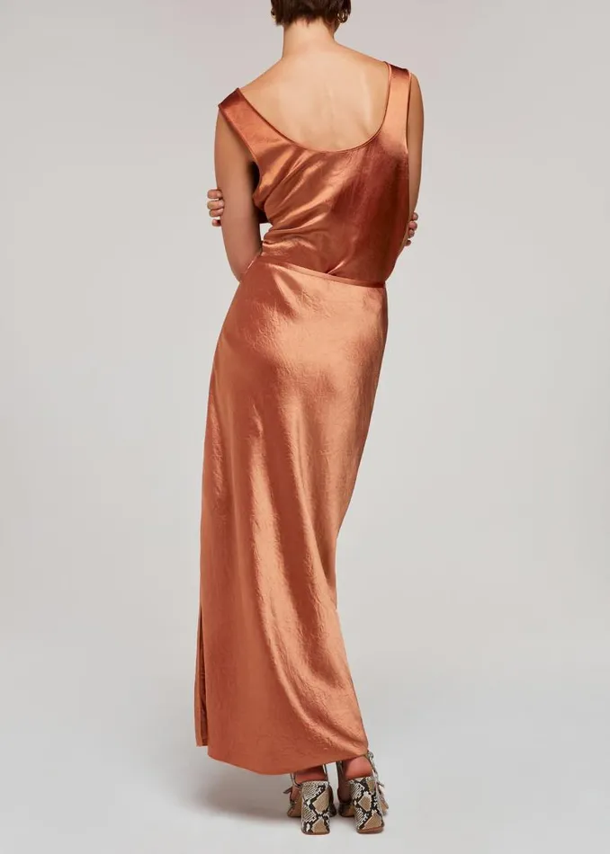 Whistles Skirts Bronze Ella Bias Cut Skirt 8211 Women