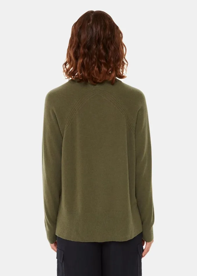 Whistles Sweaters and Cashmere Khaki Ultimate Cashmere Crew Neck 8211 Women