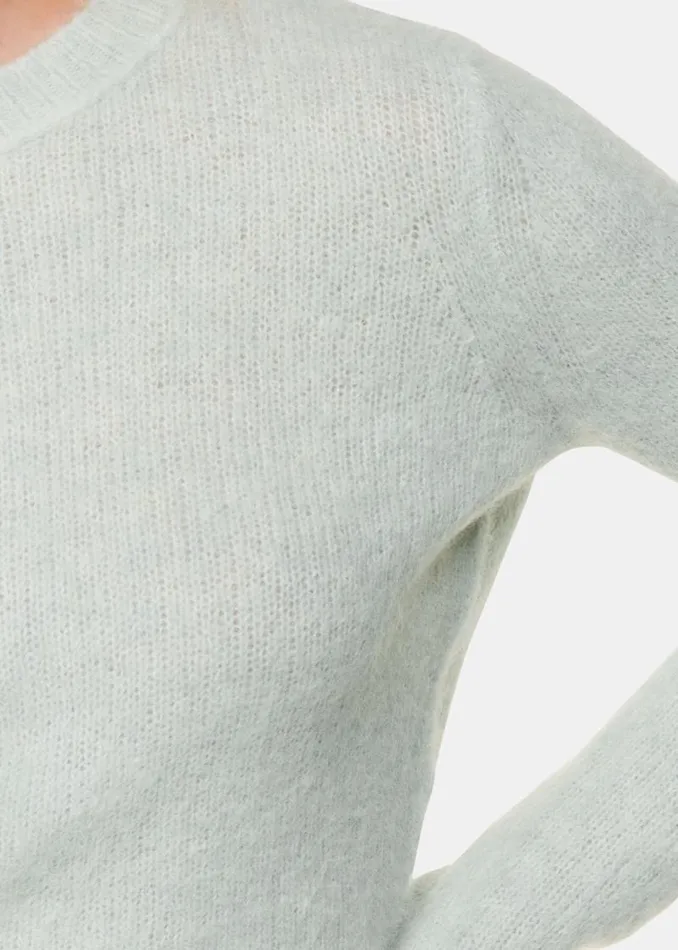 Whistles Sweaters and Cashmere Mint Alpaca Mix Fluffy Sweater 8211 Women