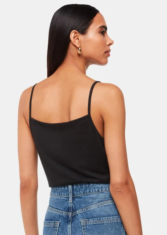 Whistles Tops Black Ultimate Cami Top 8211 Women