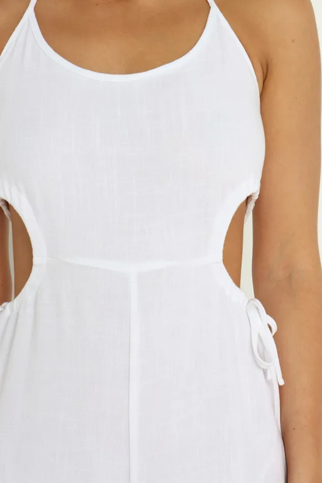 Willemina Jumpsuit White Jumpsuits and Rompers Petal and Pup Women
