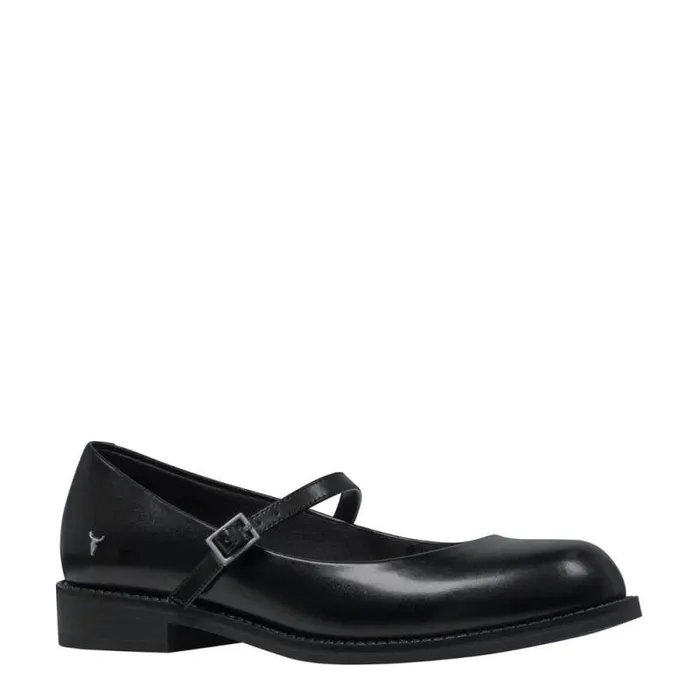 Windsor Smith Flats Women APHRODITE BLACK LEATHER FLATS Windsor Smith Flats Women APHRODITE BLACK LEATHER FLATS