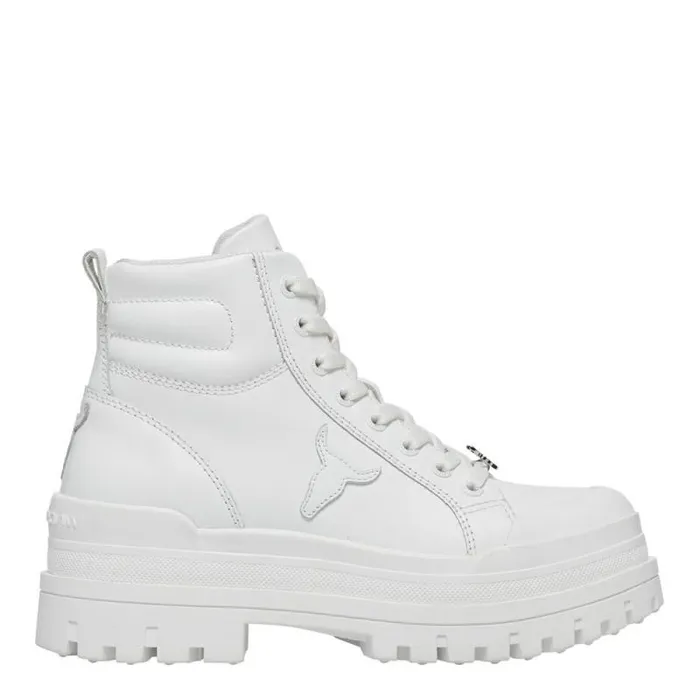 Windsor Smith Platforms Women DISASTER WHITE PLATFORM BOOTS Windsor Smith Platforms Women DISASTER WHITE PLATFORM BOOTS