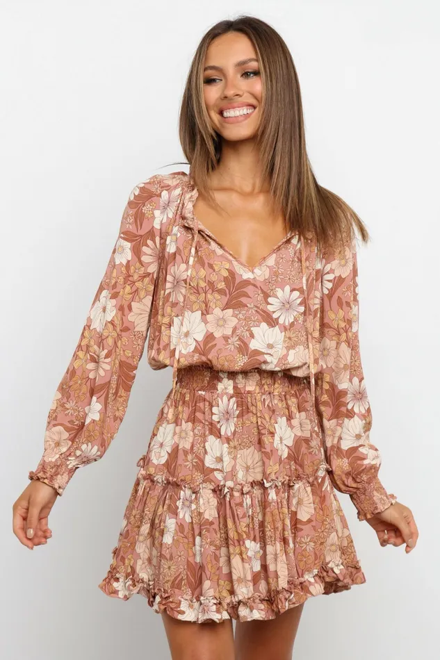 Winter Dresses Kealan Dress Brown 8211 Petal and Pup Women