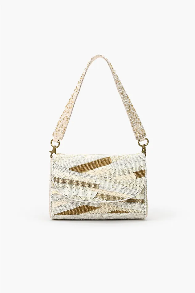 Winter White Handbag Shoulder Bags America and Beyond Women