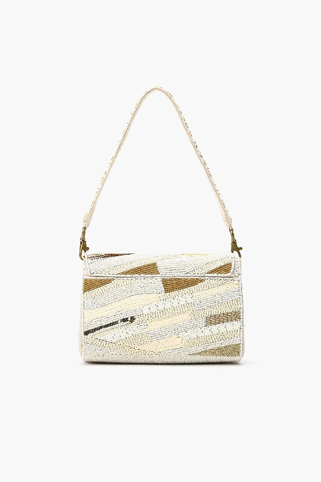 Winter White Handbag Shoulder Bags America and Beyond Women