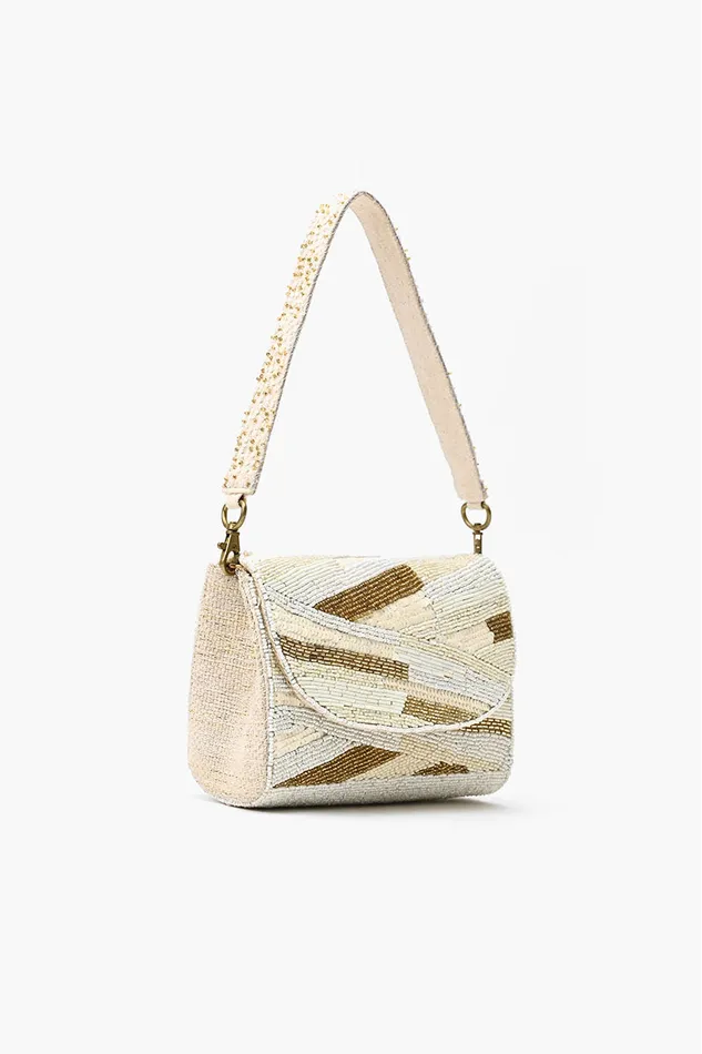 Winter White Handbag Shoulder Bags America and Beyond Women