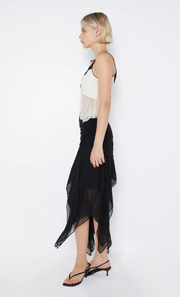 Women ABRIELLE ASYM TANK 8211 TAUPEIVORY Bec Bridge Sleeveless