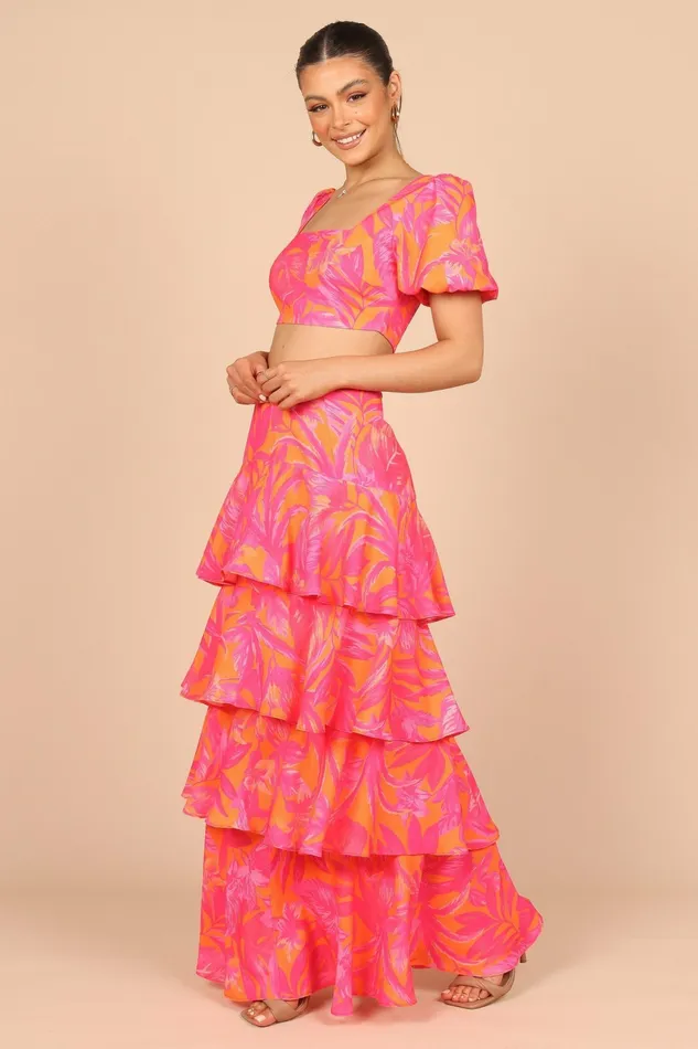 Women Addison Crop Top Pink Tropics Tops Petal and Pup
