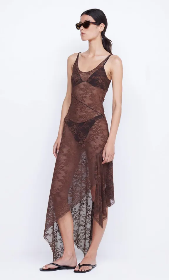 Women ADONIA ASYM MIDI DRESS 8211 CHOCOLATE Bec Bridge Maxi Dresses