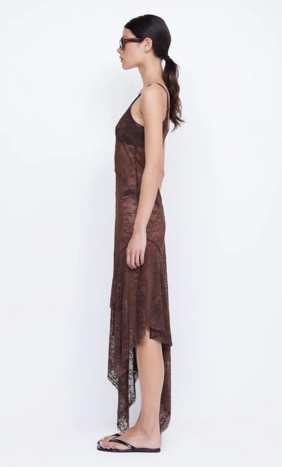 Women ADONIA ASYM MIDI DRESS 8211 CHOCOLATE Bec Bridge Maxi Dresses