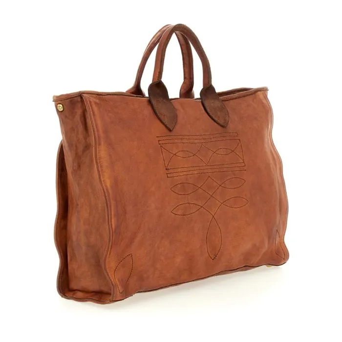 Women Agata Cognac Campomaggi ShoppersTote Bags Women Agata Cognac Campomaggi ShoppersTote Bags