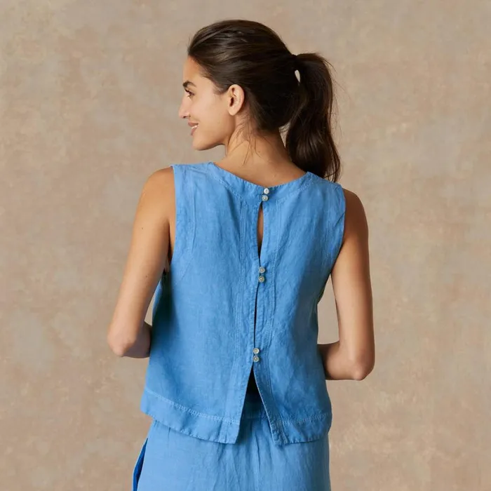 Women Alana Tank Azul Sundance Catalog Tops Women Alana Tank Azul Sundance Catalog Tops