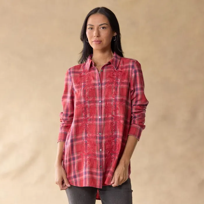 Women Amadi Plaid Tunic Petite Red Plaid Sundance Catalog Petite Styles Women Amadi Plaid Tunic Petite Red Plaid Sundance Catalog Petite Styles