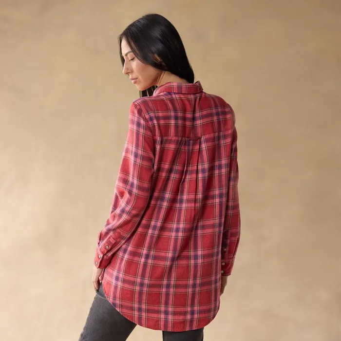 Women Amadi Plaid Tunic Petite Red Plaid Sundance Catalog Petite Styles Women Amadi Plaid Tunic Petite Red Plaid Sundance Catalog Petite Styles