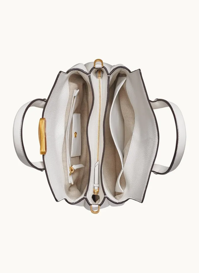 Women AMAGANSETT SATCHEL BAG Brilliant White Donna Karan New York Crossbodies And Satchels Women AMAGANSETT SATCHEL BAG Brilliant White Donna Karan New York Crossbodies And Satchels