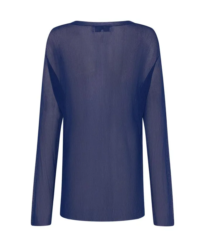 Women AMITY SHEER RIB LONGSLEEVE SWEATER One Teaspoon Knitwear Women AMITY SHEER RIB LONGSLEEVE SWEATER One Teaspoon Knitwear