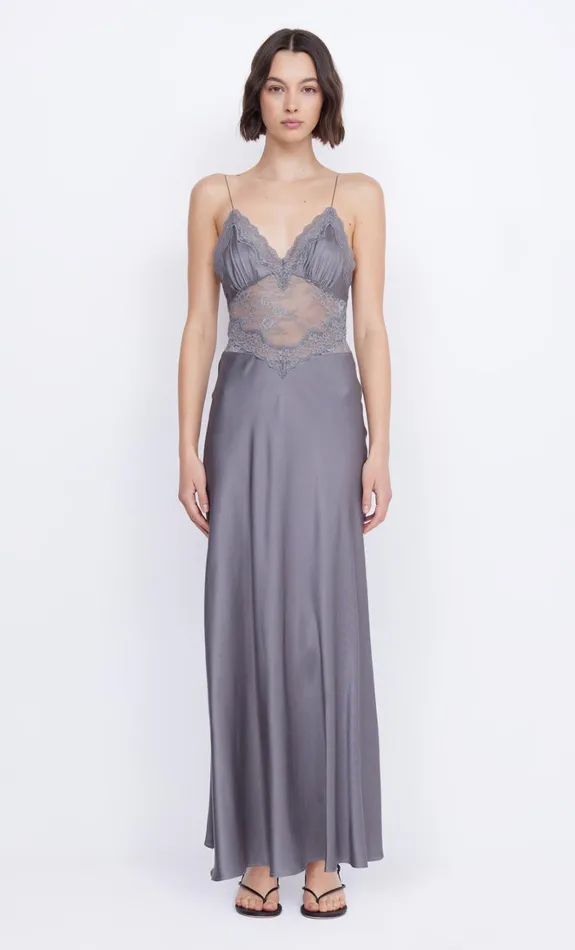 Women AMORAS MAXI DRESS 8211 GREY Bec Bridge Wedding Guest