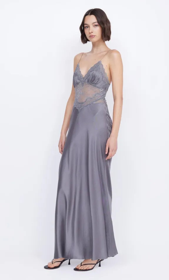 Women AMORAS MAXI DRESS 8211 GREY Bec Bridge Wedding Guest
