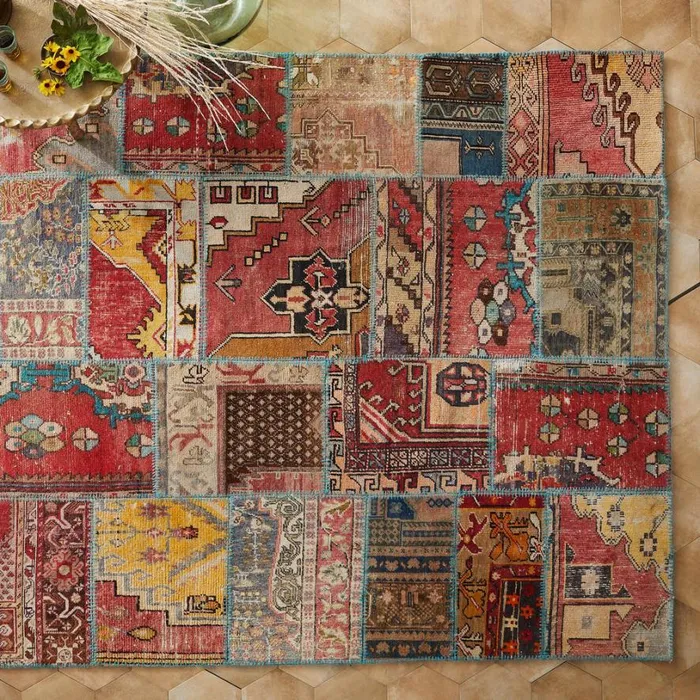 Women Anatolia Patchwork HandKnotted Rug Sundance Catalog Rugs Women Anatolia Patchwork HandKnotted Rug Sundance Catalog Rugs