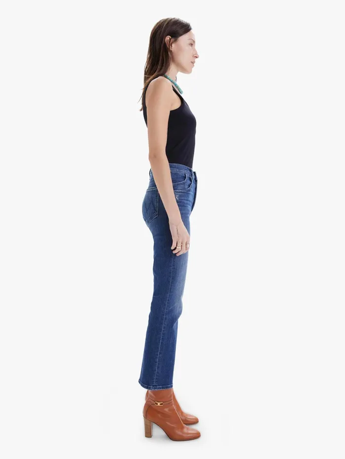 Women Ankle Mother Denim The Stash Tripper Ankle Dark Blue