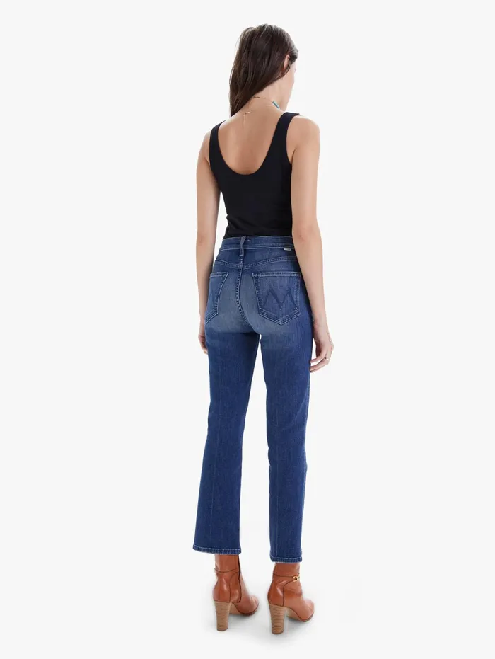 Women Ankle Mother Denim The Stash Tripper Ankle Dark Blue