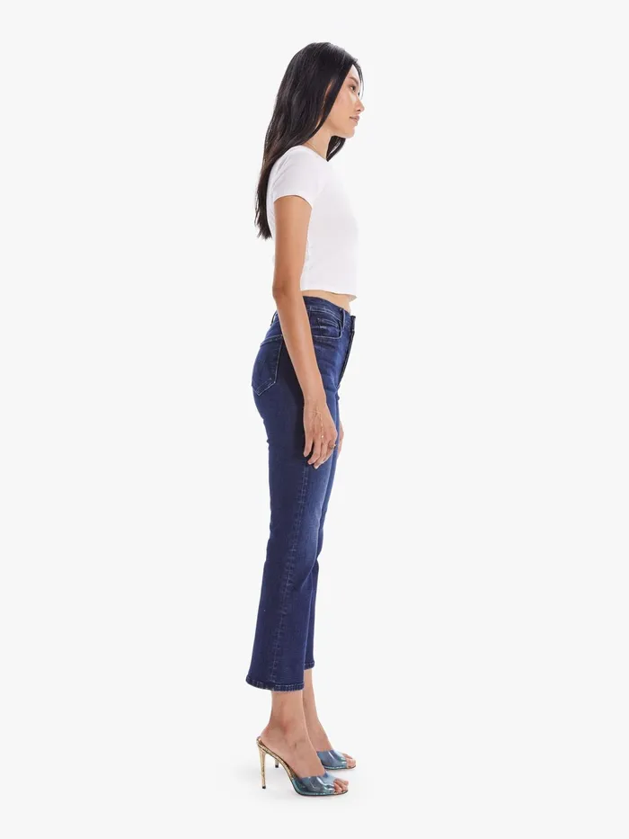 Women Ankle Mother Denim The Tripper Ankle Dark Blue