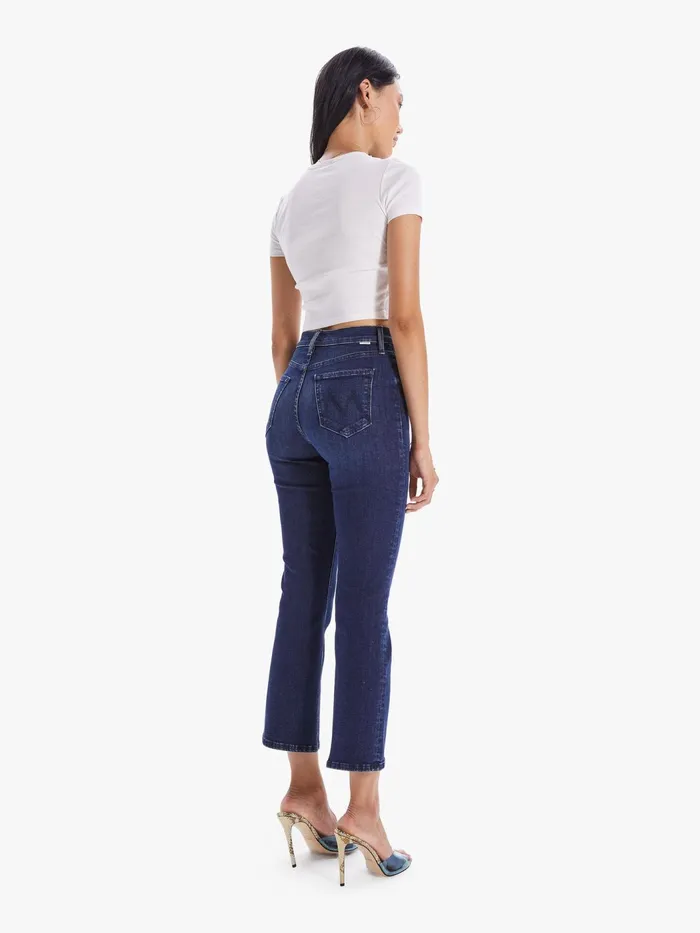 Women Ankle Mother Denim The Tripper Ankle Dark Blue