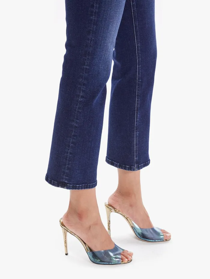 Women Ankle Mother Denim The Tripper Ankle Dark Blue