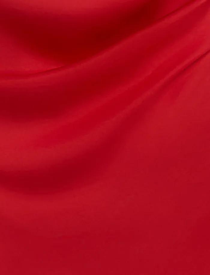 Women Anwen Ruched Mini Dress Fiery Red BCBG Dresses Women Anwen Ruched Mini Dress Fiery Red BCBG Dresses