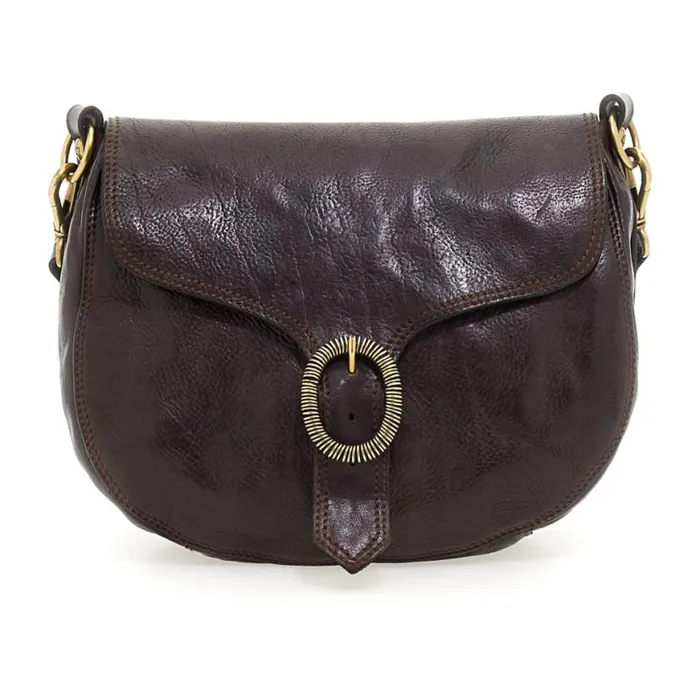 Women Ardesia Brown Campomaggi ShoulderHobo Bag