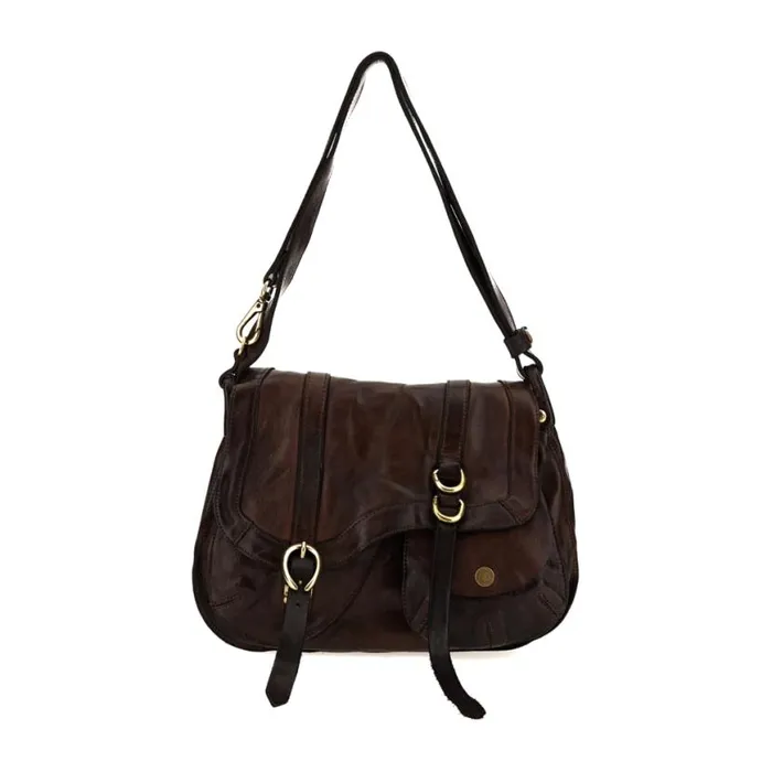 Women Arya Brown Campomaggi ShoulderHobo Bag