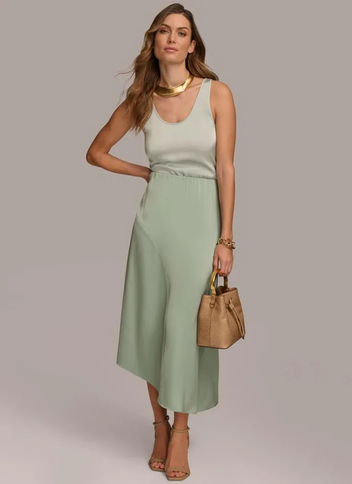 Women ASYMMETRICAL FLARE HEM SKIRT Pale Jade Donna Karan New York Skirts Women ASYMMETRICAL FLARE HEM SKIRT Pale Jade Donna Karan New York Skirts